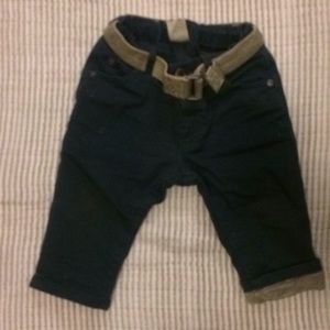 H&M trouser pants with belt